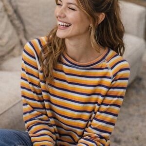 Madewell Multicolor Striped Knit Top